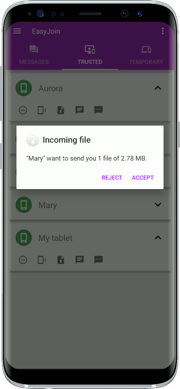 Fast local network file transfer without cloud